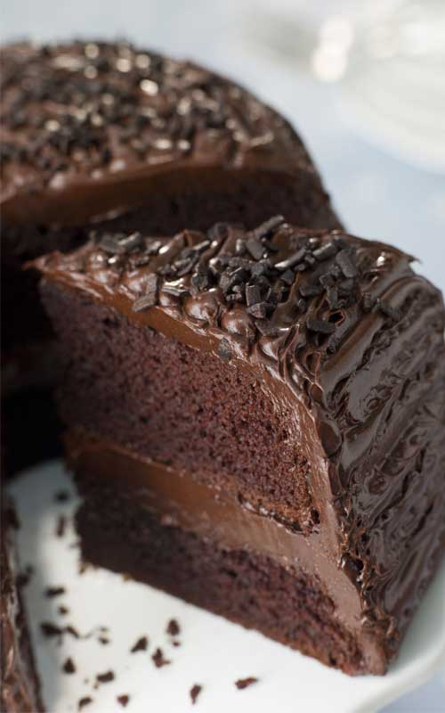 Old-fashioned chocolate and buttermilk cake