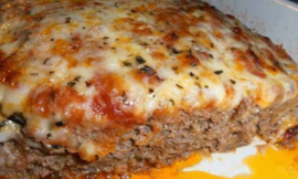 An absolutely delicious Italian meatloaf