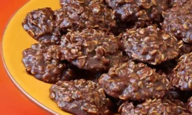 Old Fashion Chocolate Peanut Butter Oatmeal No-Bake Cookies