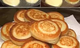 Fluffy mini pancakes
