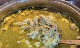 Green Mexican Hominy and Chicken Soup
