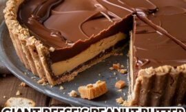 Giant Reese’s Peanut Butter Cup Pie