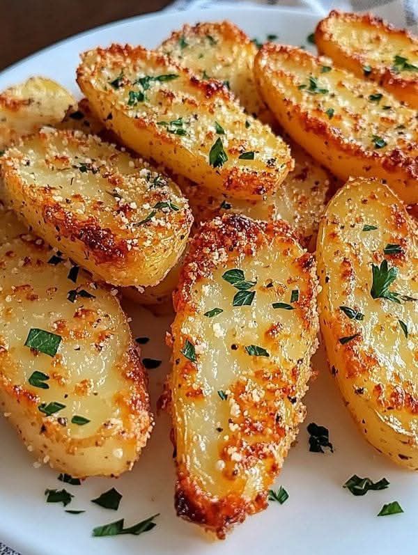 You are currently viewing BAKED GARLIC PARMESAN FRIES