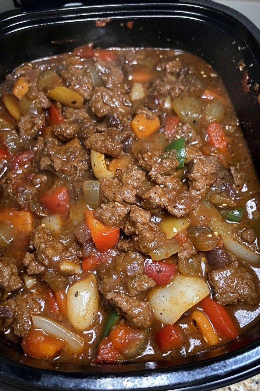 You are currently viewing CROCK POT PEPPER STEAK