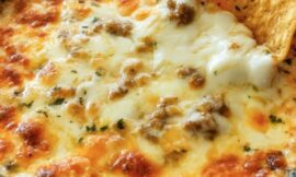 Hot Sausage Beer Cheese Dip